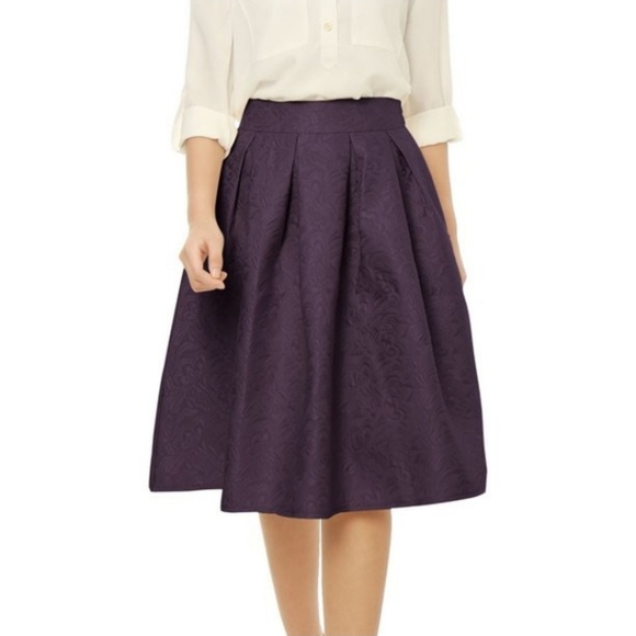 Allegra K Dresses & Skirts - Allegra K Plum A line Midi Skirt